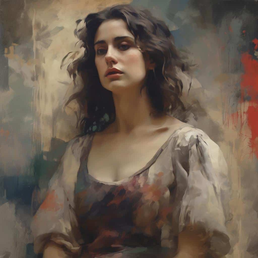 Θυελλώδης γυναικεία πορτρέτο σε καλλιτεχνική ανάλυση και ιστορικό πλαίσιο.